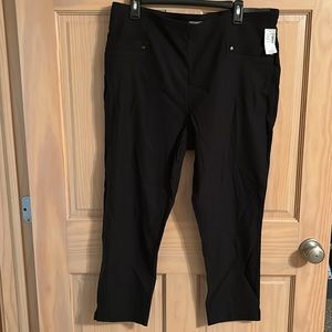 Maurices Bengaline high rise crop pants